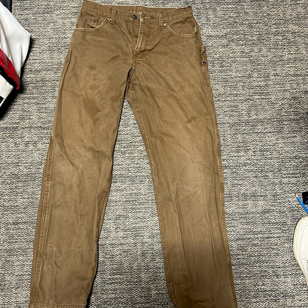 Brown dickies carpenter pants size 30x32